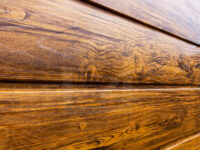 Garaż blaszany z wnęką drewnopodobny Orzech 6m x 6m - obrazek 8