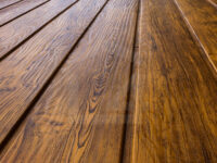 Garaż blaszany z wnęką drewnopodobny Orzech 6m x 6m - obrazek 9