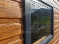 Garaż spad do tyłu z wiatą 7m x 5m Orzech i Grafit - obrazek 6