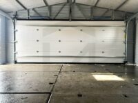 Garaż blaszany z bramą segmentową dwuspadowy 6m x 6m Grafit - obrazek 8