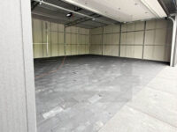 garaż blaszany blacha na rąbek stojący jednospadowy grafit brama segmentowa